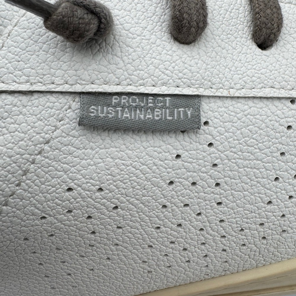 P448 John Project Sustainability Sneakers EU 45 US 11.5 White Blue Leather Italy - Picture 15 of 16